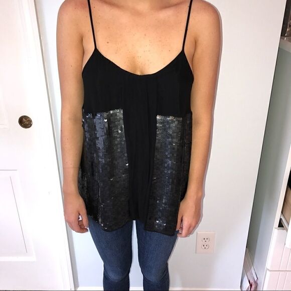 Joie Tops - Joie Black Sparkly Tank Top! Size XS, in perfect condition